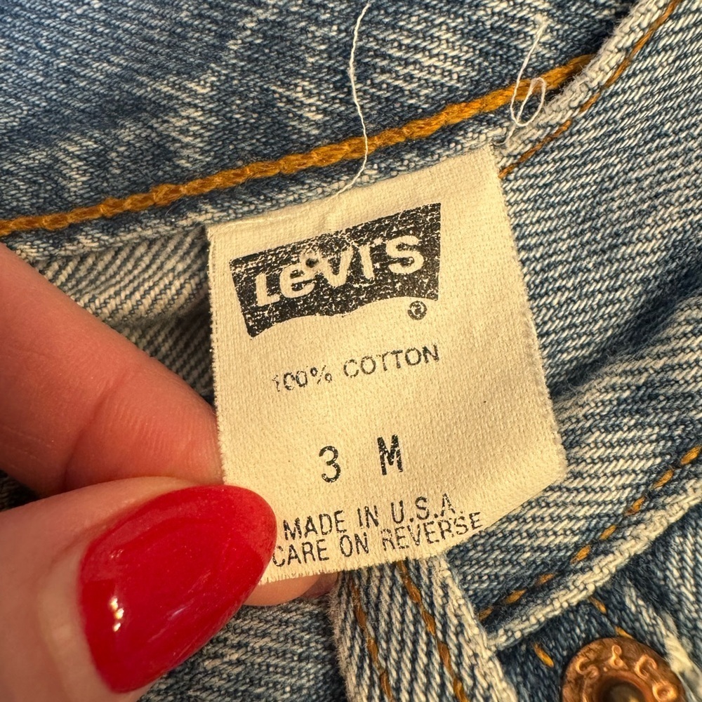 Vintage! 1991 Levis 501 Women’s Blue Denim Jeans, sz 3M (see measurements) - Picture 2 of 15